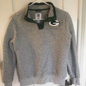 Quilted Green Bay Packer sweatshirt